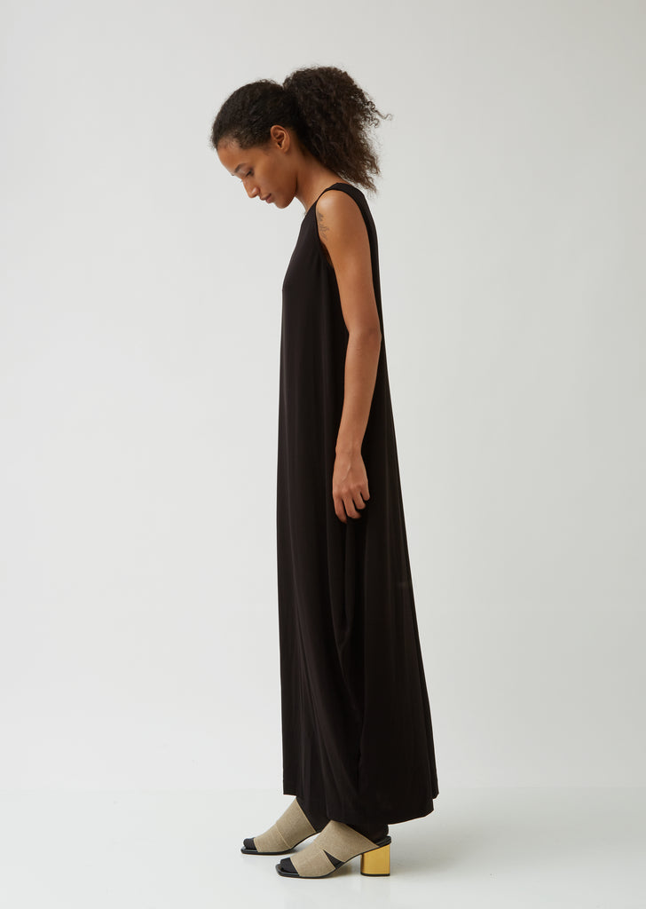 Drape Jersey Bk Dress