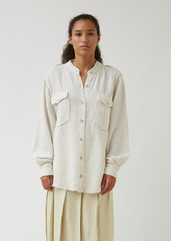 Jepson Cotton Gauze Shirt