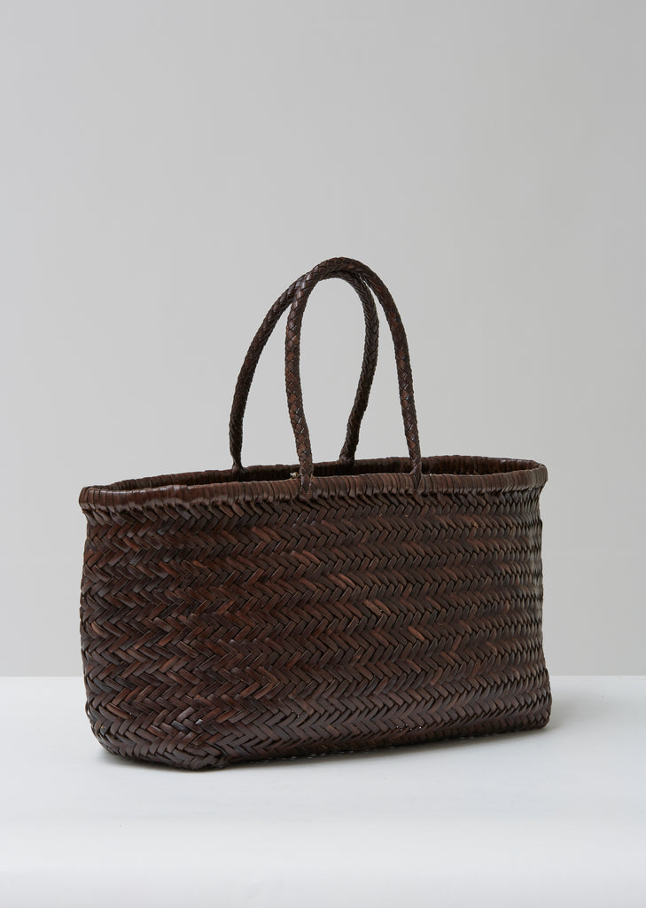 Bamboo Triple Jump Big Basket Bag