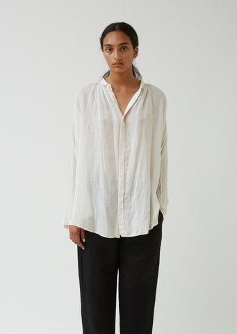 Zen Fragrance Tencel & Linen Blouse