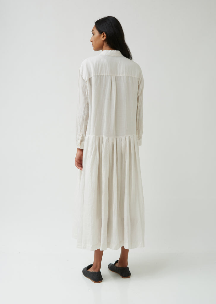 Zen Fragrance Tencel & Linen Shirt Dress