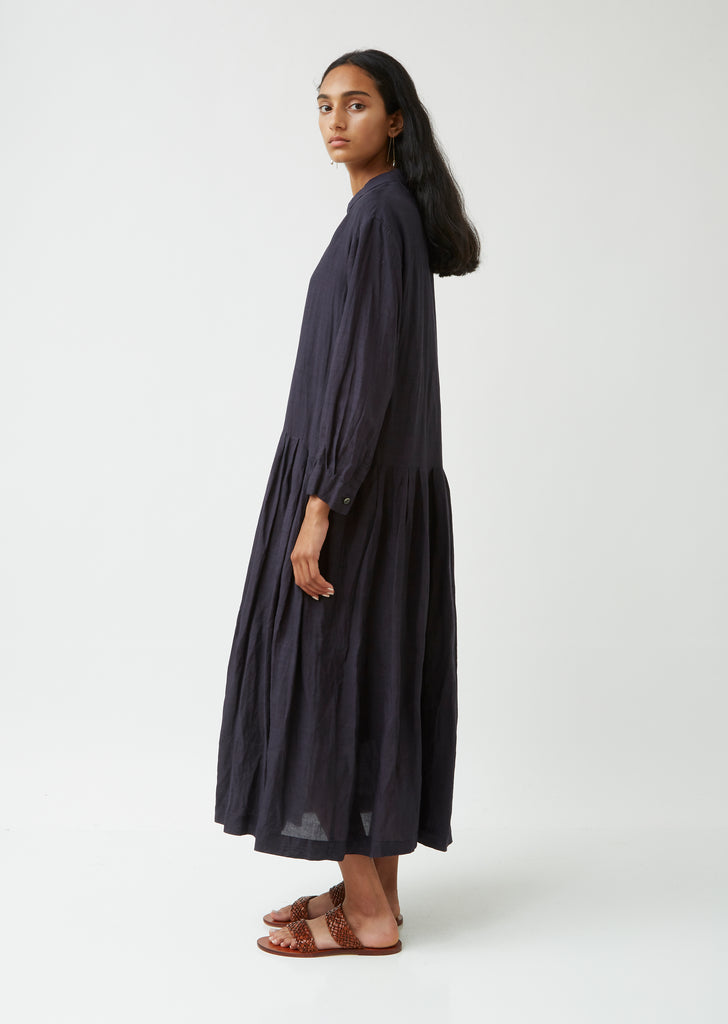 Zen Fragrance Tencel & Linen Shirt Dress