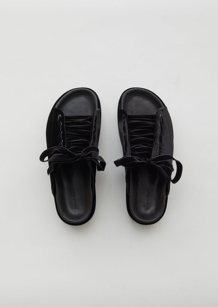 Velvet Japanese Lace Slide