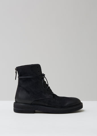 Parrucca Zip Lace Up Boots