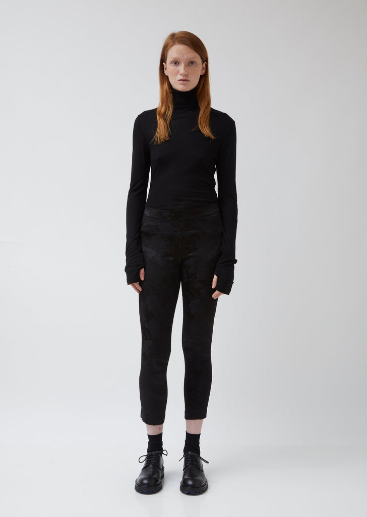 Slim Embroidered Pants
