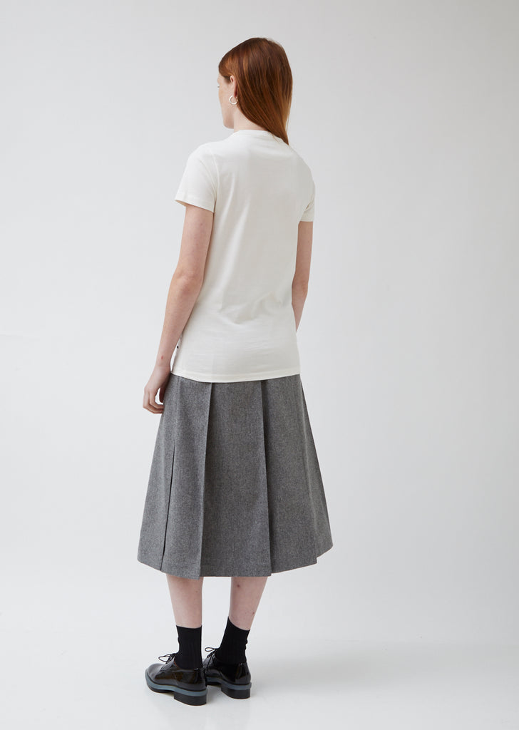Wool Pleated Skirt