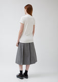 Wool Pleated Skirt