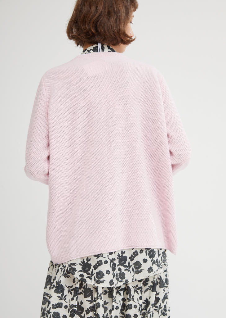 Wool-Cashmere Knit Cardigan