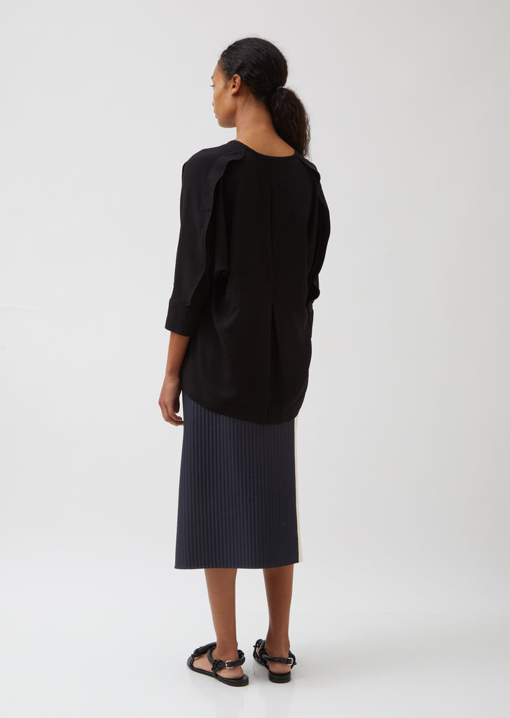 Linen and Wool Blend Top