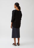 Linen and Wool Blend Top