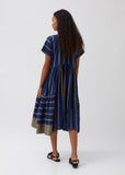 Striped Short Sleeved Dress