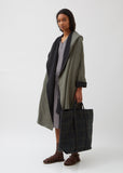 Tall Wool Tote