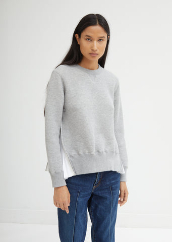 Pleated Panel Sweatshirt