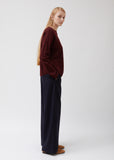 Wool Wide Neck Sweater