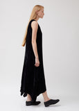 Velvet and Silk Square Dress
