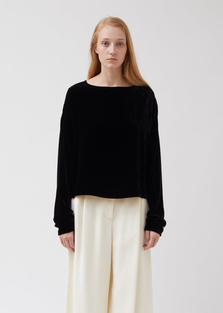 Velvet Sweatshirt