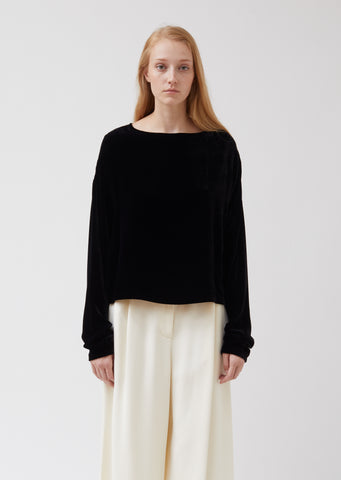 Velvet Sweatshirt