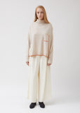 Cashmere Turtleneck Sweater with Pocket
