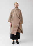 Water Repellent Mantle Duvet Wrap Coat