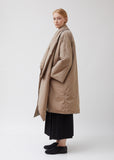 Water Repellent Mantle Duvet Wrap Coat