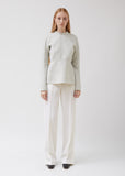 Paneled Soft Wool Top