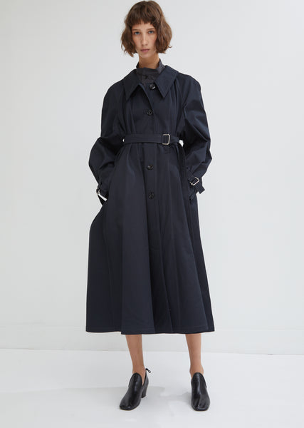 Water Resistant Cotton Twill Trench Coat by Lemaire- La Garçonne