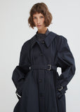 Water Resistant Cotton Twill Trench Coat