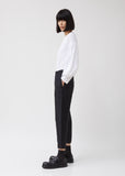 Polyester Irregular Weft Satin Garment Treated Pants