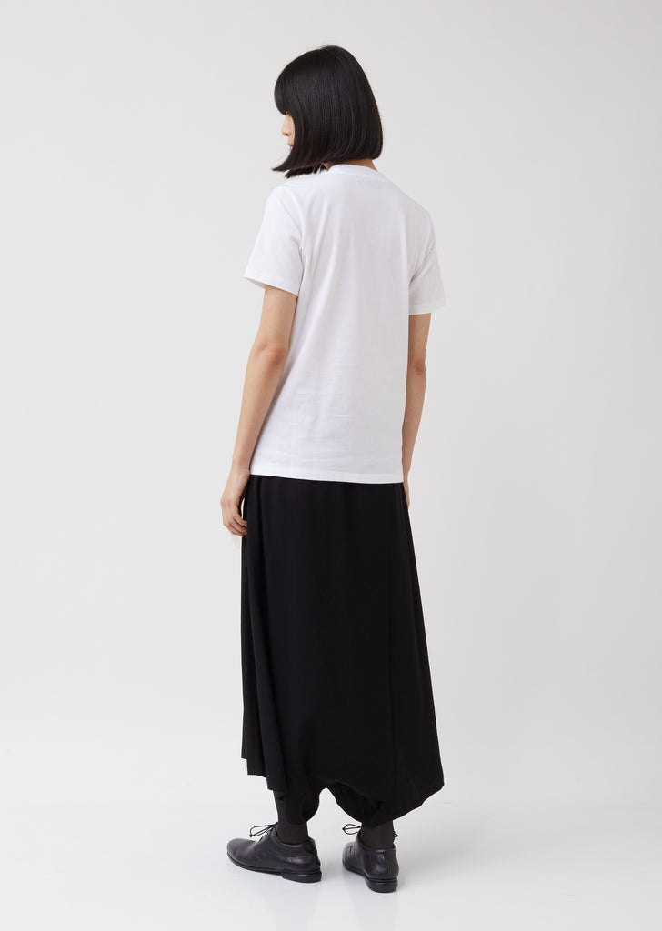 Apron Knit Short Sleeve T-shirt