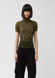 Chiffon Twist Short Sleeve Top
