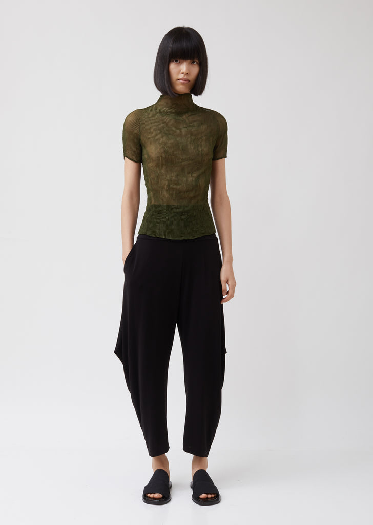 Chiffon Twist Short Sleeve Top