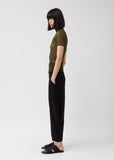 Chiffon Twist Short Sleeve Top