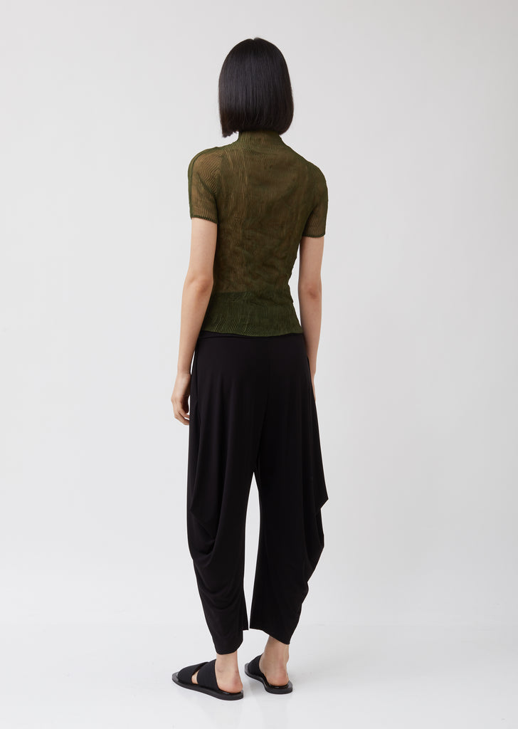 Drape Jersey Bk Pants
