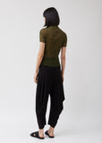Chiffon Twist Short Sleeve Top