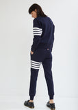 Stripe Cashmere Sweatpants