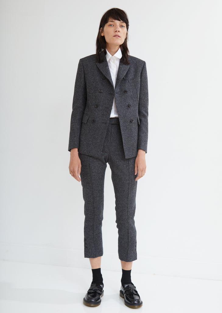 Shetland Wool Pintuck Jacket