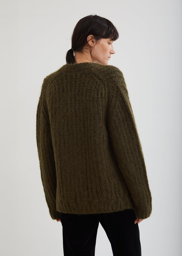 Super Chunky Mohair Cardigan