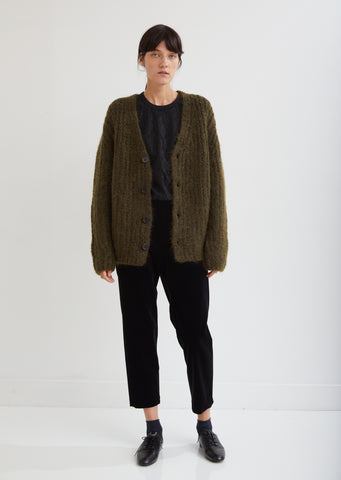 Super Chunky Mohair Cardigan