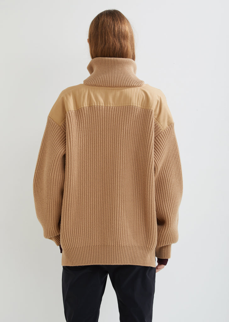 Wool Knit Jacket