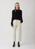 White Twisted Jeans