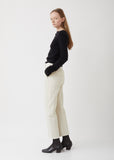 White Twisted Jeans