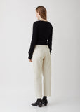 White Twisted Jeans