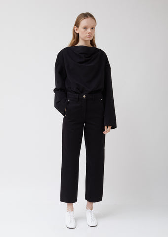 Black Twisted Jeans