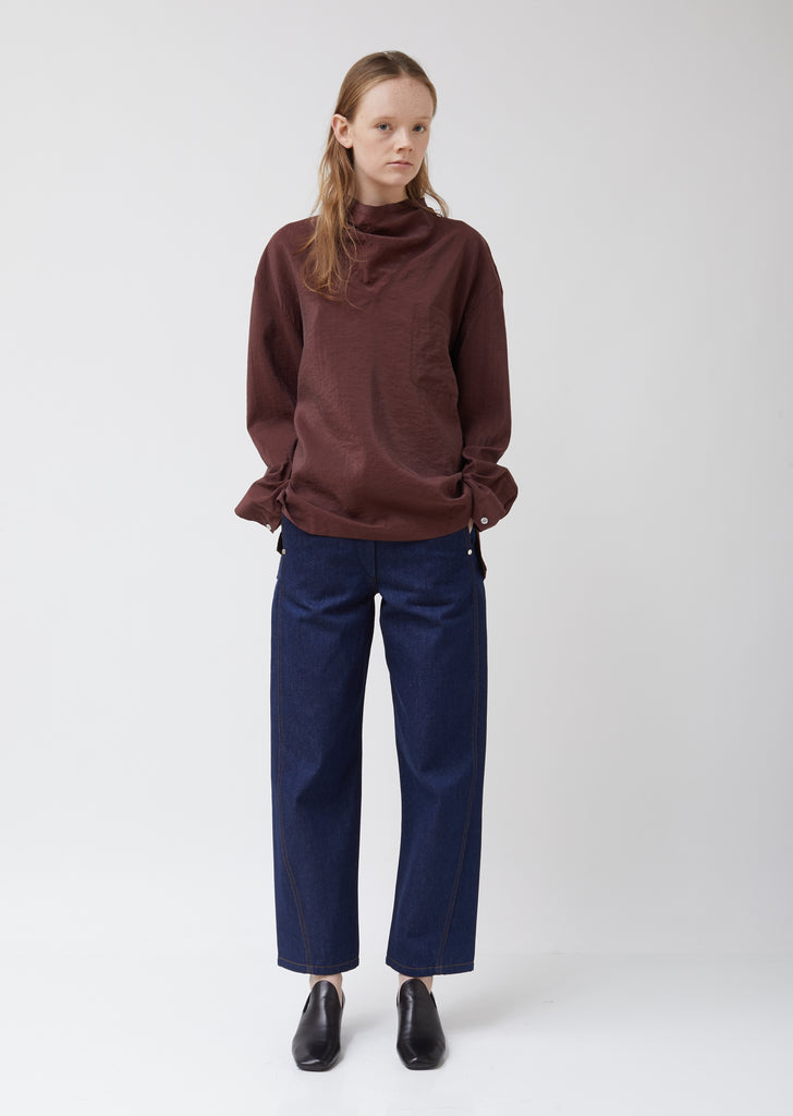 Loose Collar Top
