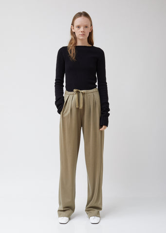 Wool Jersey Trousers