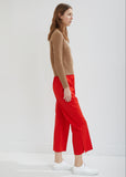 Pica Elastic Waist Cropped Pants