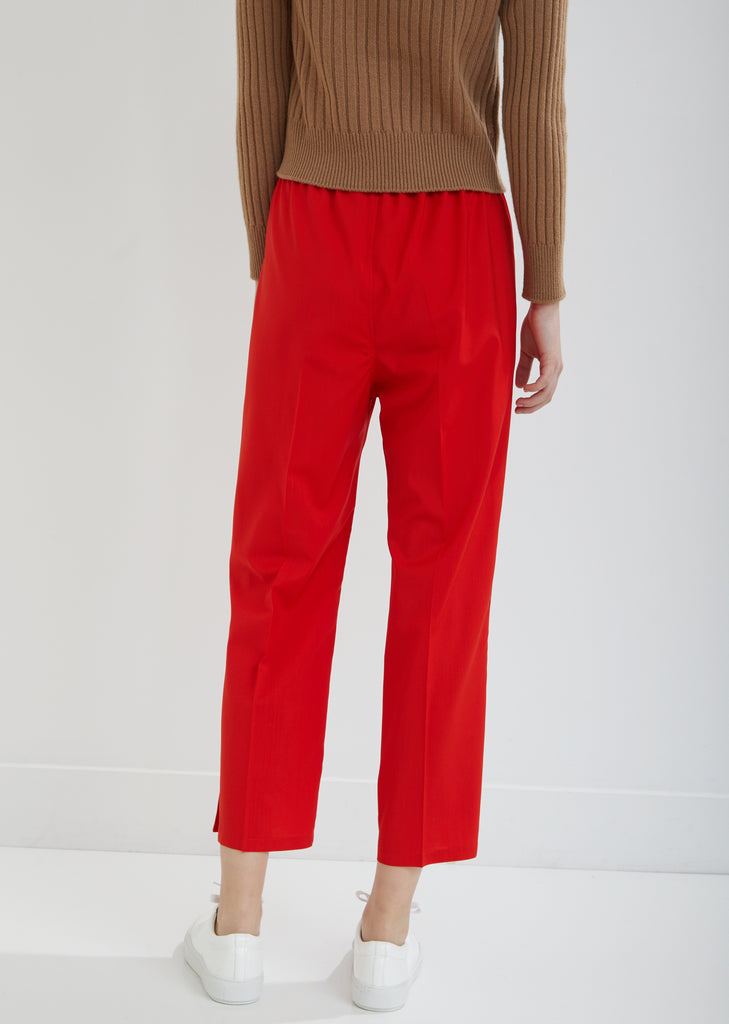 Pica Elastic Waist Cropped Pants