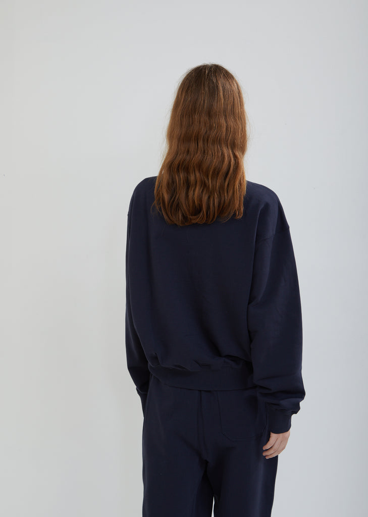 Tone Cotton Fleece Sweatshirt