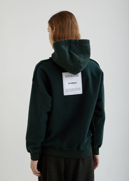 Inside-Out Fitted Hoodie by Vetements- La Garçonne