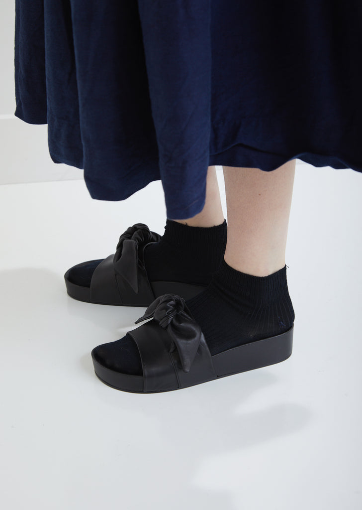 Knotted Leather Slides